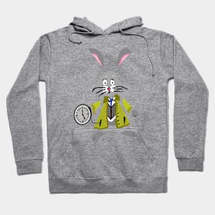 White Rabbit Alice in Wonderland Hoodie